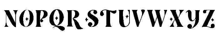 Cosmic_Cheers Font UPPERCASE