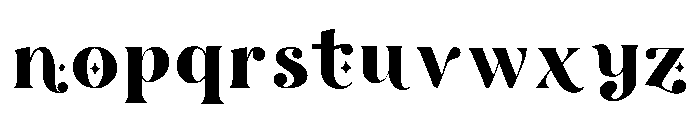 Cosmic_Cheers Font LOWERCASE