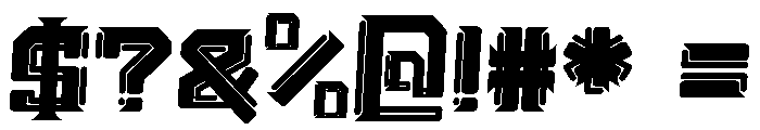Cosmic Drift Font OTHER CHARS