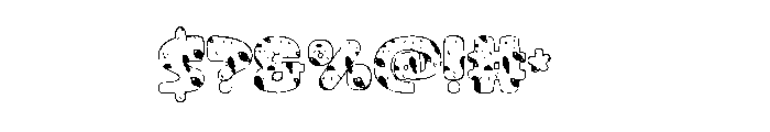 Cosmic Font 3 Font OTHER CHARS