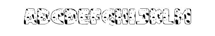 Cosmic Font 3 Font UPPERCASE