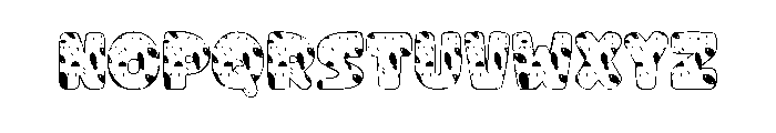 Cosmic Font 3 Font LOWERCASE