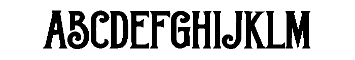 Cosmic Frontier Font UPPERCASE