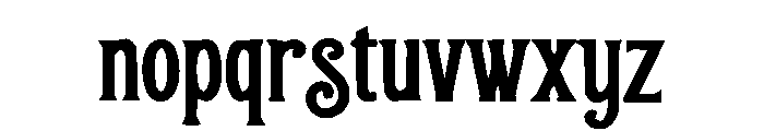 Cosmic Frontier Font LOWERCASE