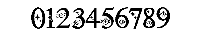 Cosmic Magic Font OTHER CHARS
