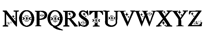 Cosmic Magic Font UPPERCASE