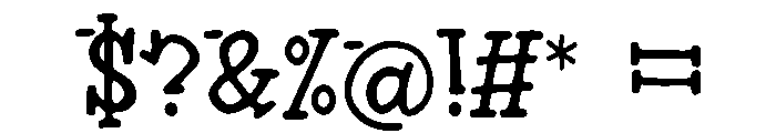 Cosmic_Pathfinder Font OTHER CHARS