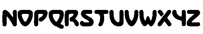 Cosmic Puff Regular Font UPPERCASE