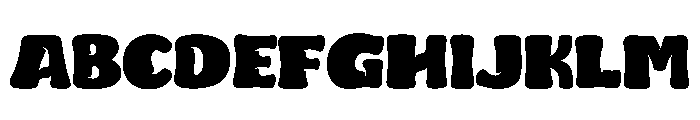 Cosmic Puff Font UPPERCASE