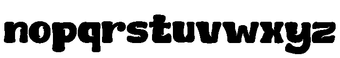 Cosmic Puff Font LOWERCASE