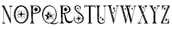 Cosmic Sparkle Font UPPERCASE