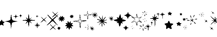 Cosmic Starlight Font UPPERCASE