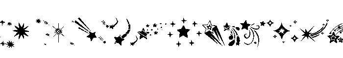 Cosmic Starlight Font LOWERCASE