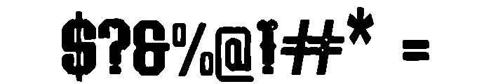 Cosmic_Warp Font OTHER CHARS