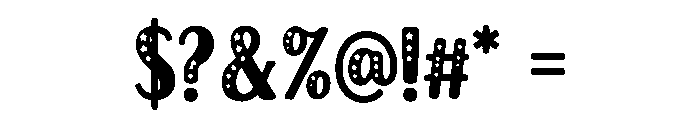 Cosmo Spark Font OTHER CHARS
