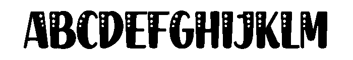 Cosmo Spark Font UPPERCASE