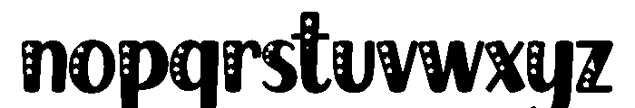 Cosmo Spark Font LOWERCASE