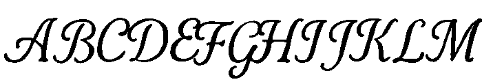 Costa Brisa Script Font UPPERCASE