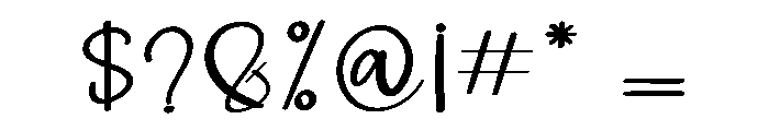 Cotage Font OTHER CHARS