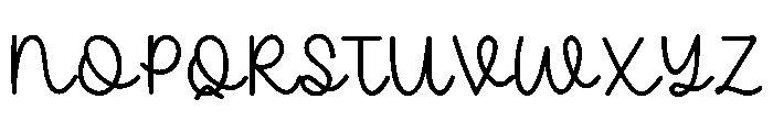 Cottage Garden Font UPPERCASE