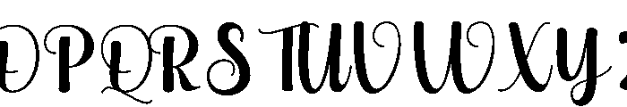 Cottalia Autiya Regular Font UPPERCASE