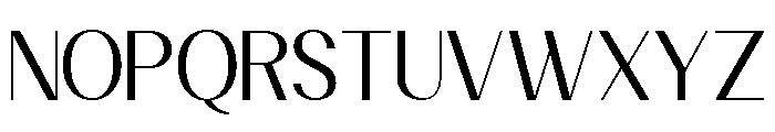 Cottera Regular Font UPPERCASE