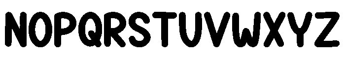 Cotton Nest Regular Font UPPERCASE