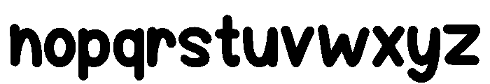 Cotton Nest Regular Font LOWERCASE