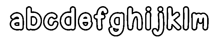 Cotton Soda Outline FONT