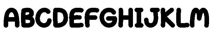 Cotton Soda Font UPPERCASE