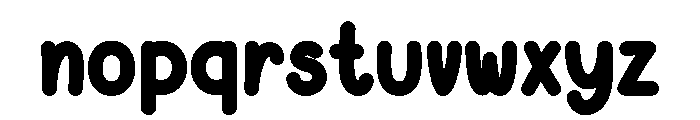 Cotton Soda Font LOWERCASE