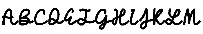 CottonKiss Font UPPERCASE