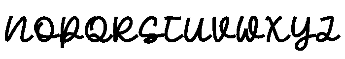 CottonKiss Font UPPERCASE