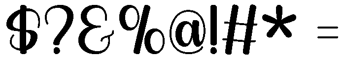 Counter Script Font OTHER CHARS