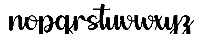 Counter Script Font LOWERCASE