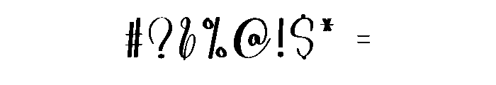 Country House Font OTHER CHARS