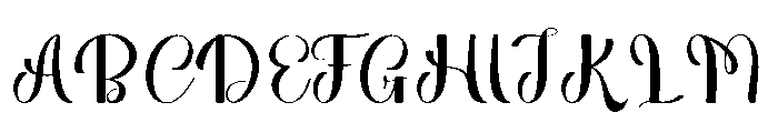Country House Font UPPERCASE