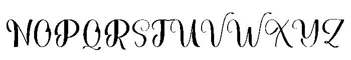 Country House Font UPPERCASE