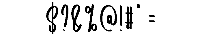Country Night Font OTHER CHARS