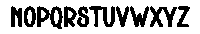 Country Night1 Font UPPERCASE