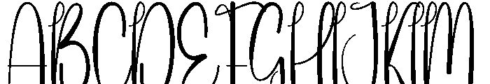 Country Skiny Font UPPERCASE
