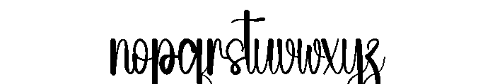 Country Skiny Font LOWERCASE