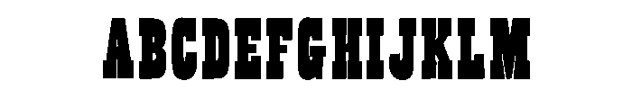 Country Western Regular FONT