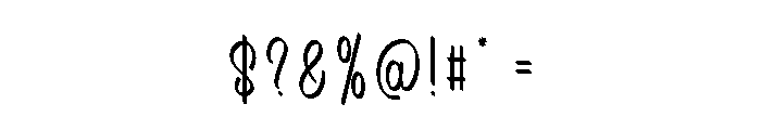 Couple Baby Font OTHER CHARS