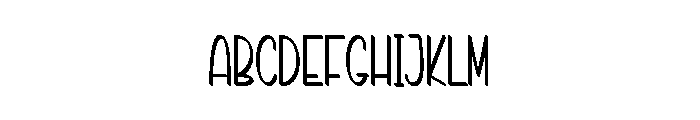 Couple Baby Font UPPERCASE