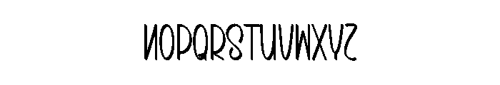Couple Baby Font UPPERCASE