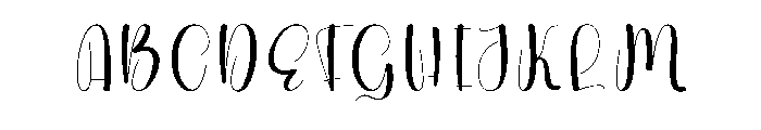 Couple Bestie Font UPPERCASE