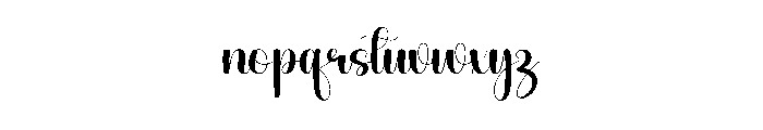 Couple Bestie Font LOWERCASE