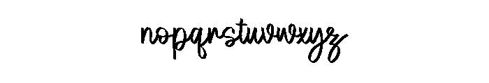 Couple Honey Font LOWERCASE