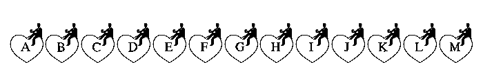 Couple Love Monogram FONT